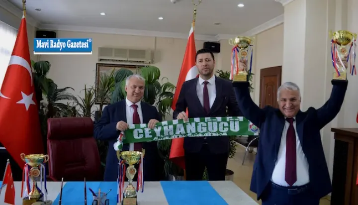 Kaymakam  Kurtyemez, Süper Amatör Lige Yükselen Ceyhangücü Spor Kulübü’nü Kabul Etti 