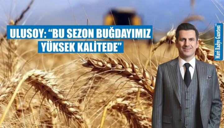 ULUSOY: “BU SEZON BUĞDAYIMIZ YÜKSEK KALİTEDE” 