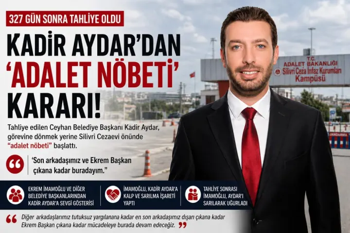 BAŞKAN AYDAR “ARKADAŞLARIMIZ DIŞARI ÇIKANA KADAR MÜCADELEMİZ SÜRECEK”