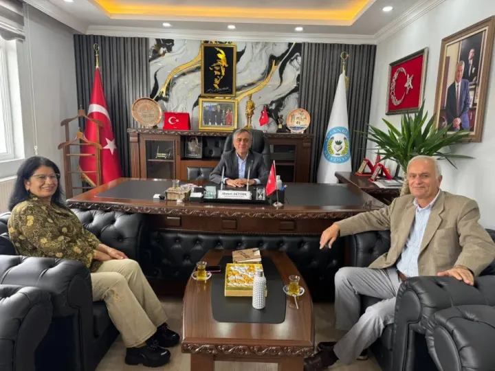 Başkan Aktürk’e CHP İl Başkan Yardımcısı Halil Koçoğlu’ndan Ziyaret