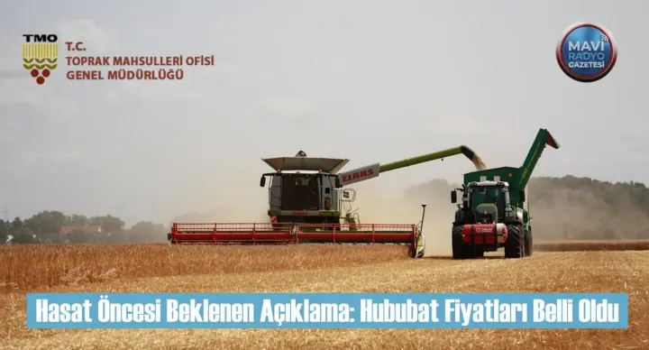 Hasat Öncesi Beklenen Açıklama: Hububat Fiyatları Belli Oldu 