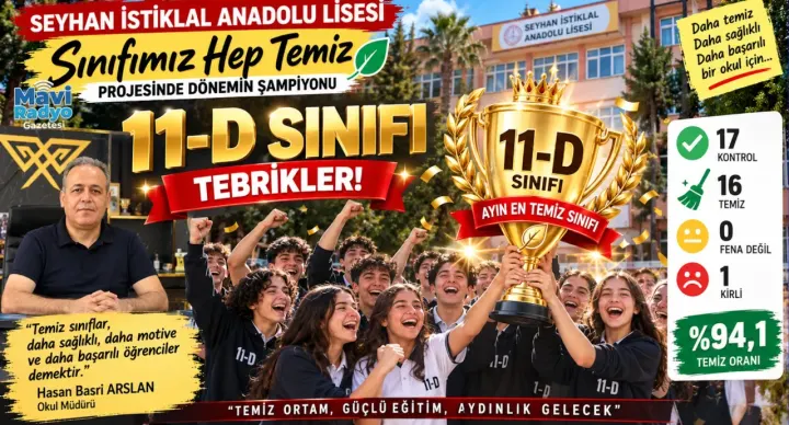 Seyhan İstiklal’de Temizlik Seferberliği: 11-D Zirvede! 