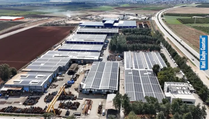 Fabrika çatıları güneş enerjisiyle üretime katılıyor 