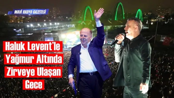 Haluk Levent’le Yağmur Altında Zirveye Ulaşan Gece 