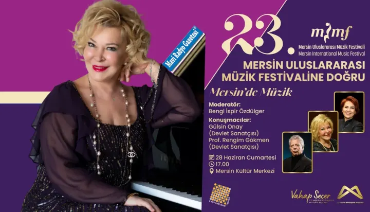 Gülsin Onay, Mersin Uluslararası Müzik Festivali’nde Sanatseverlerle Buluşuyor 