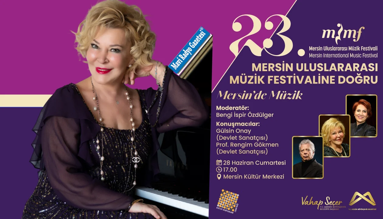 Gülsin Onay, Mersin Uluslararası Müzik Festivali’nde Sanatseverlerle Buluşuyor 