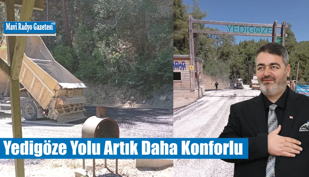 Yedigöze Yolu Artık Daha Konforlu 