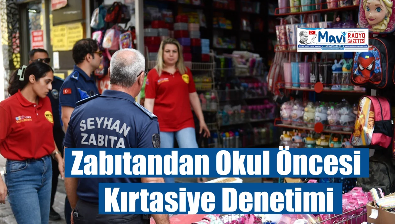  Zabıtandan Okul Öncesi Kırtasiye Denetimi 