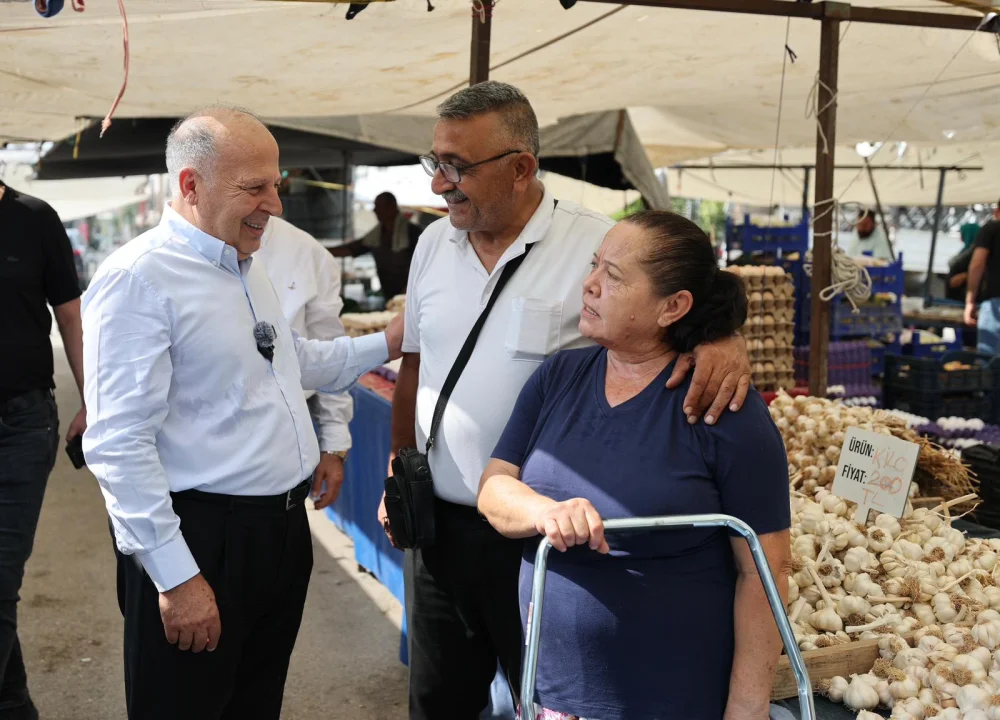 HALKIN BAŞKANI DEMİRÇALI’YA YENİDOĞAN'DA SEVGİ SELİ 