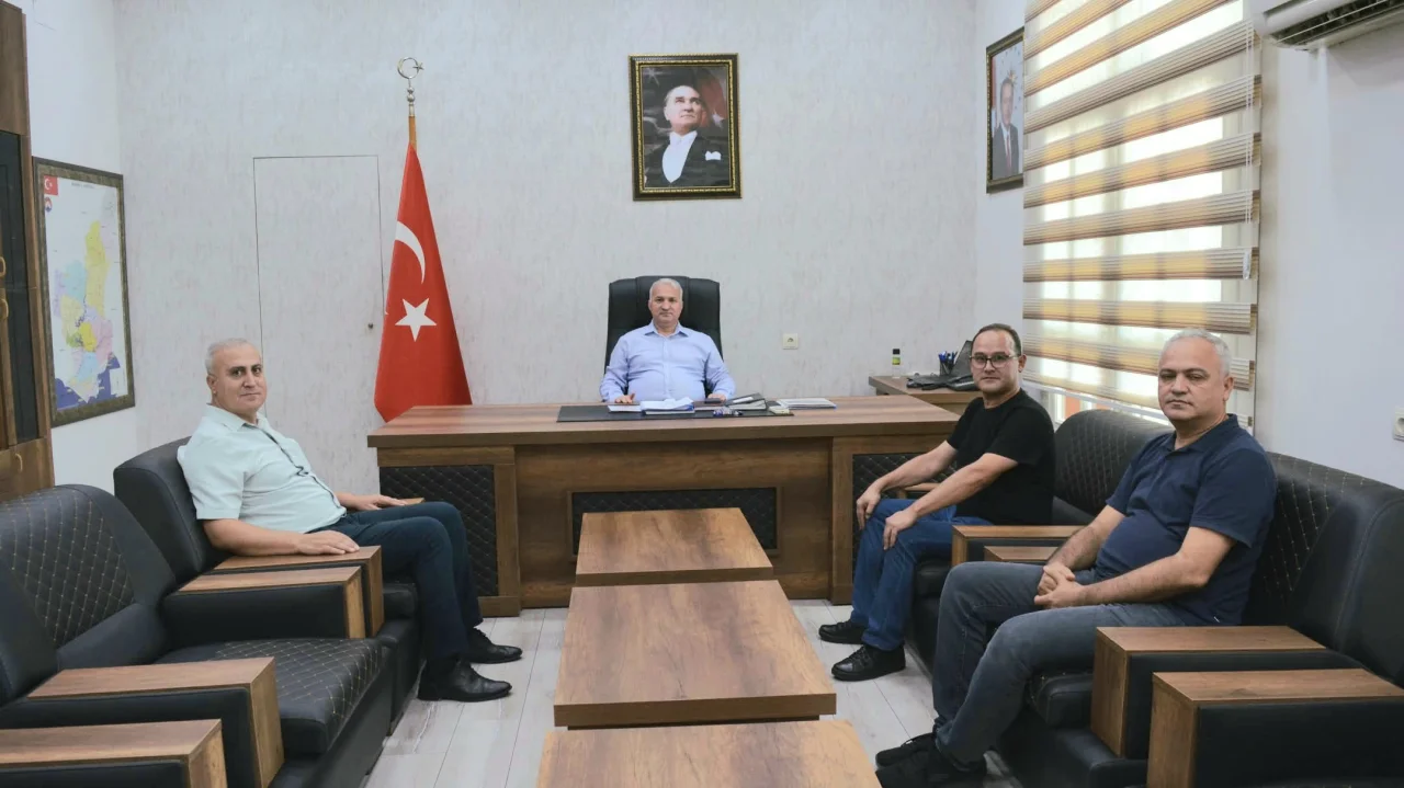 Ceyhan Kaymakamı Ramazan Kurtyemez, İSKEN Yetkililerini Makamında Kabul Etti