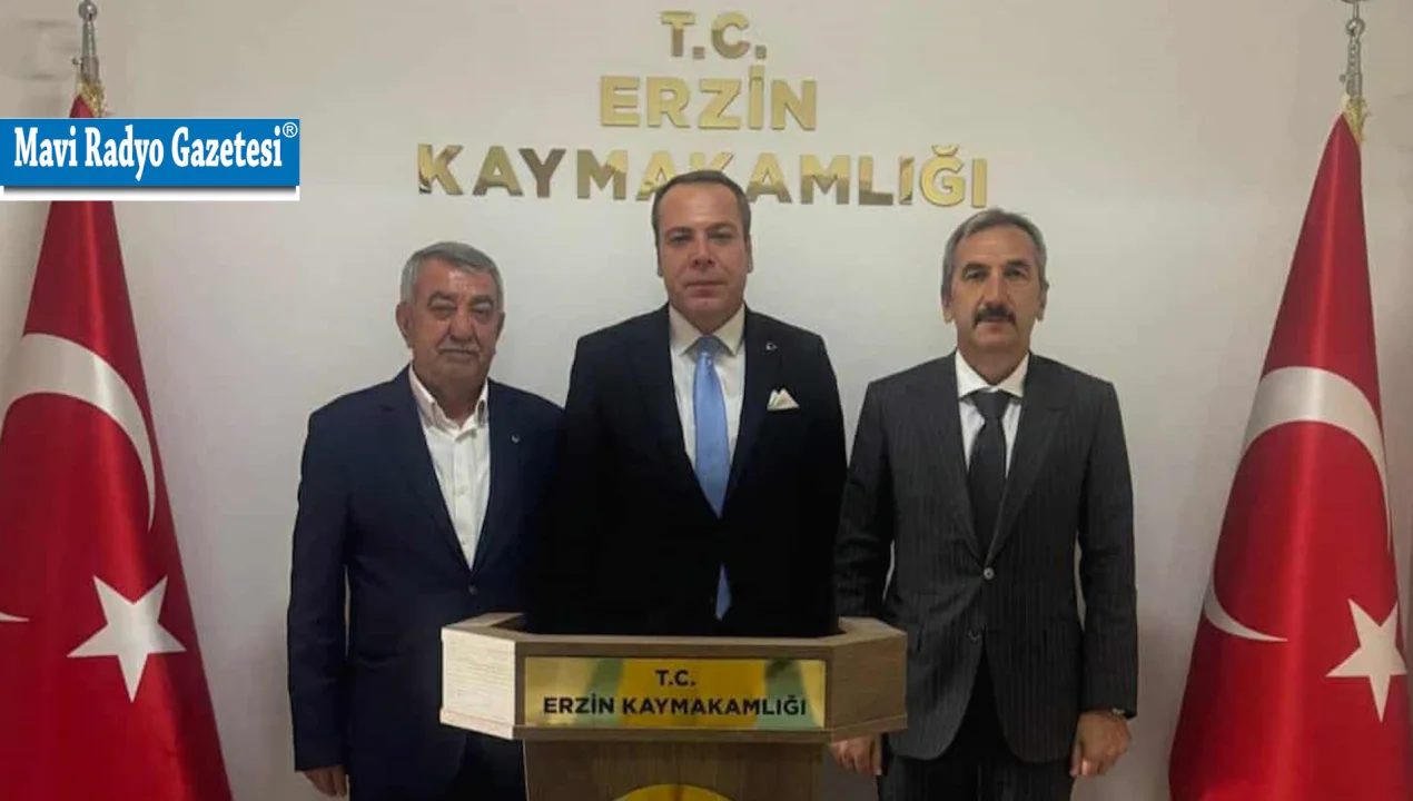 Şeref Can’dan Erzin Kaymakamı’na ziyaret