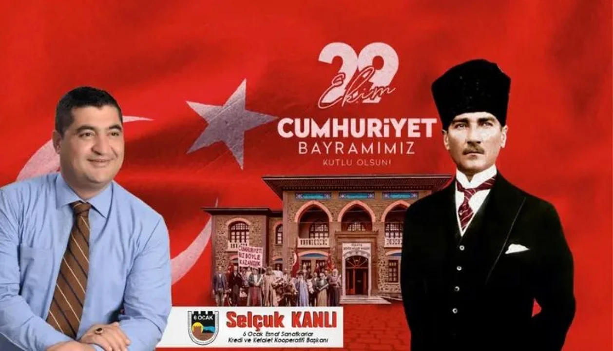 Başkan Kanlı:“Cumhuriyet Umuttur, Özgürlüktür, Bizimdir!”