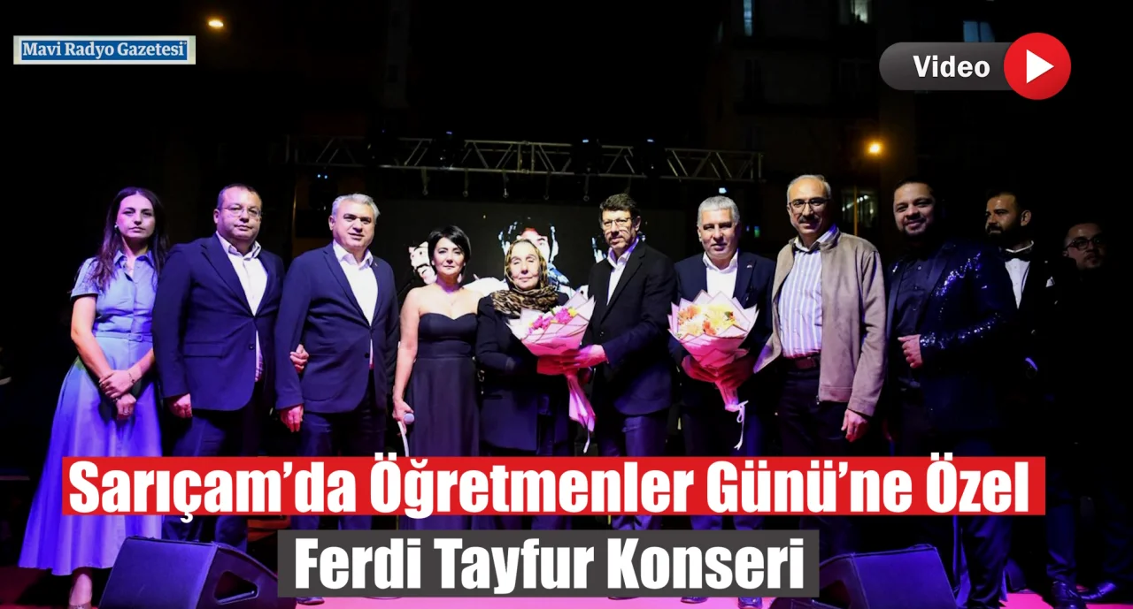 Sarıçam’da Öğretmenler Günü’ne Özel Ferdi Tayfur Konseri 