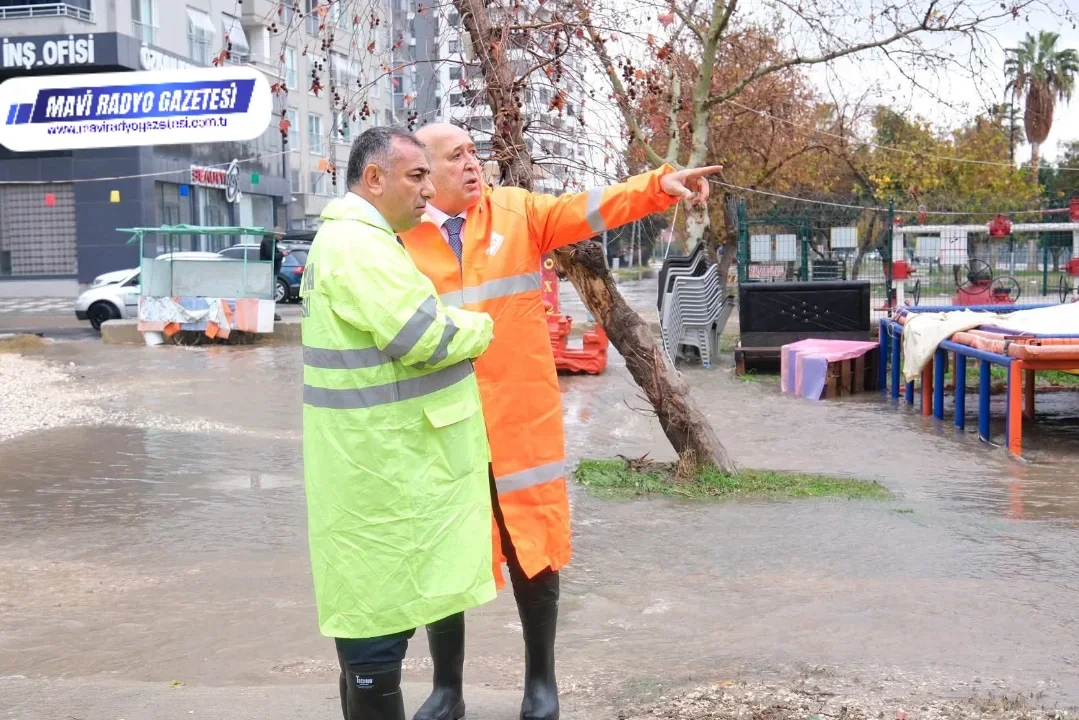 Adana’da Olağanüstü Yağış: Su Baskınlarına Müdahale Sürüyor