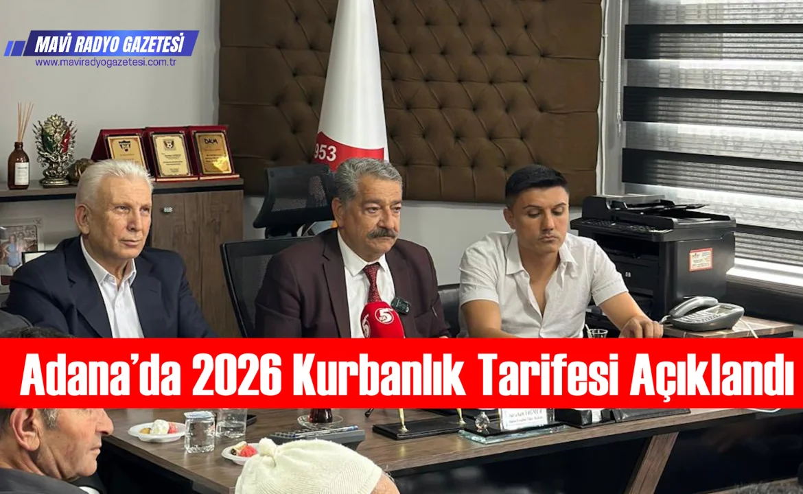 Adana’da 2026 Kurbanlık Tarifesi Açıklandı