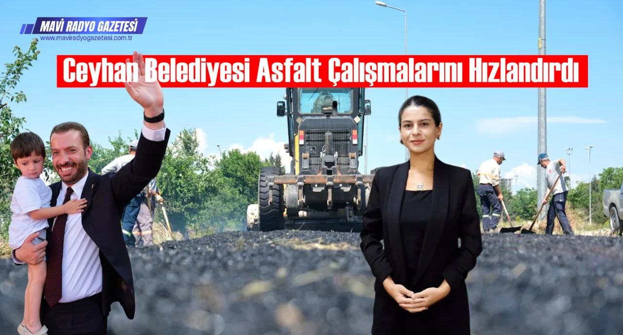 Ceyhan Belediyesi Asfalt Çalışmalarını Hızlandırdı 