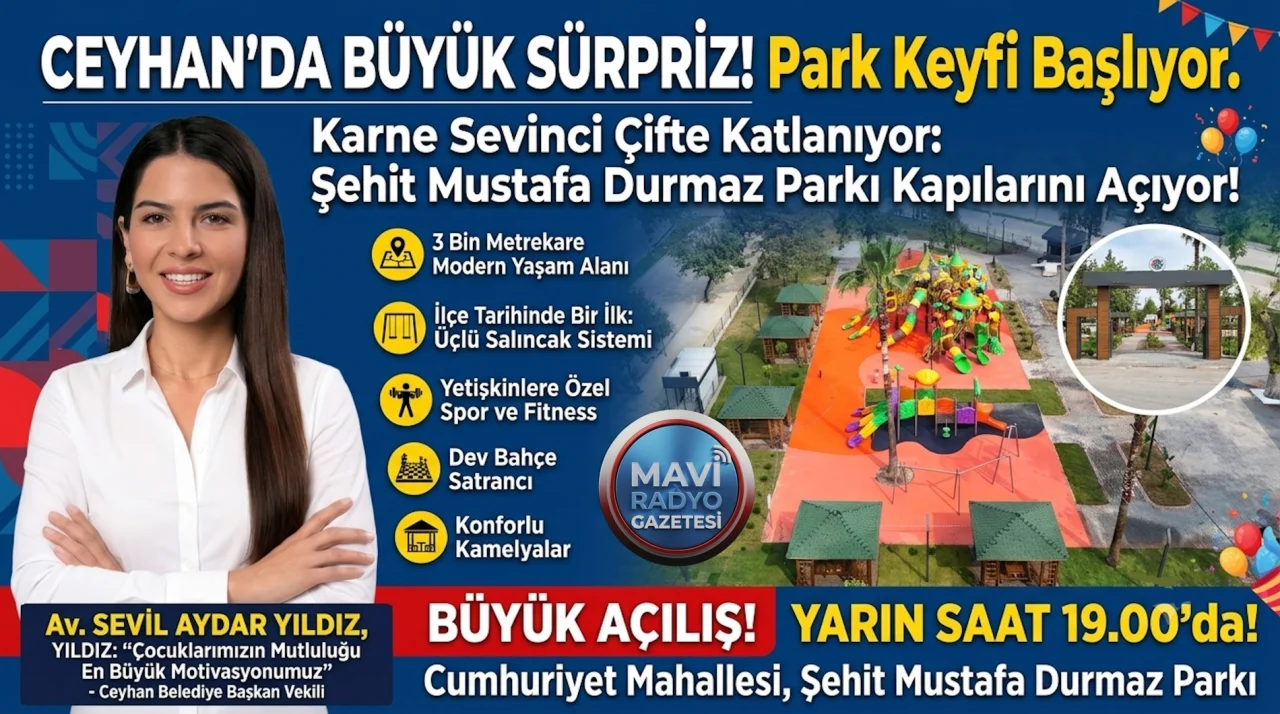 Bizim Çocuklara Büyük Sürpriz: Ceyhan’da Park Keyfi Başlıyor 