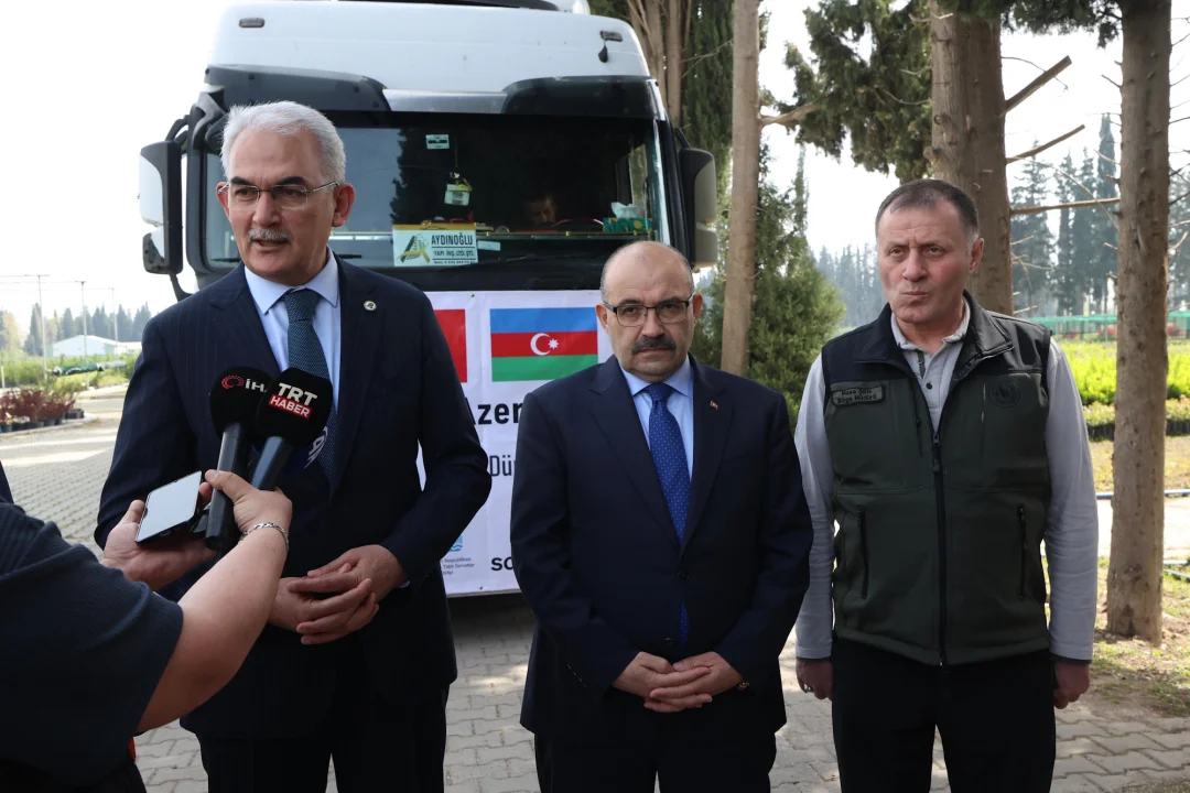 Türkiye’den 100 bin fidan kardeş ülke Azerbaycan için yola çıktı 